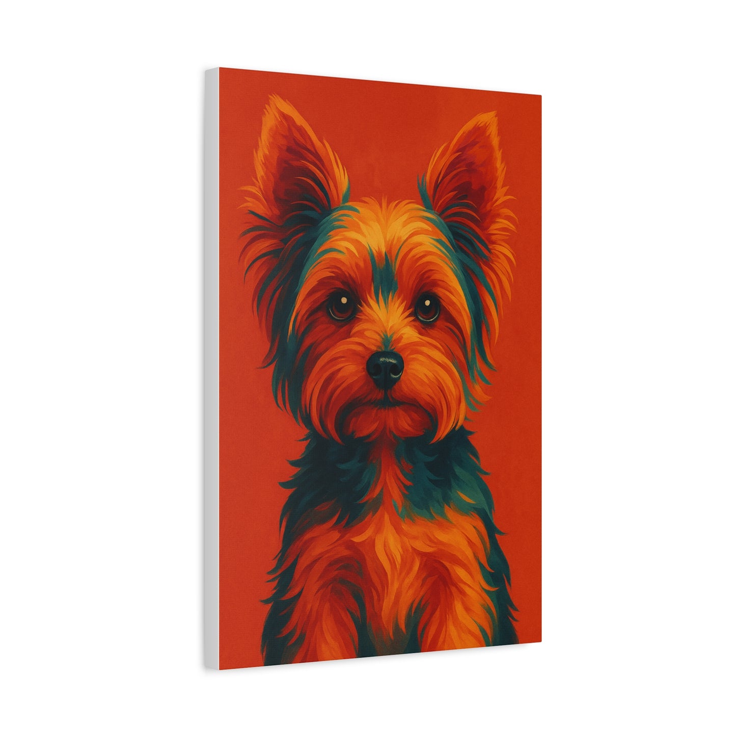 Yorkie Wall Art – Stylish & Playful Yorkshire Terrier Canvas Print