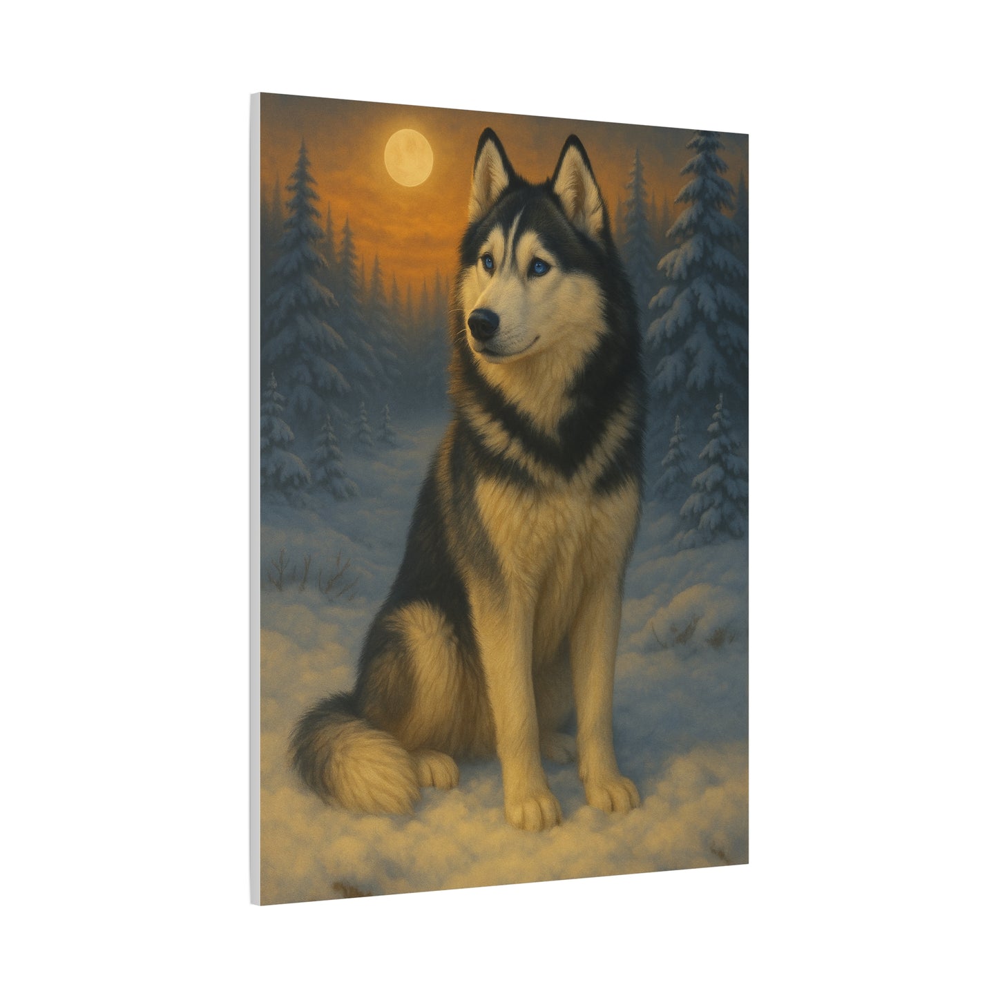 Siberian Husky Spirit – Premium Wall Art Canvas