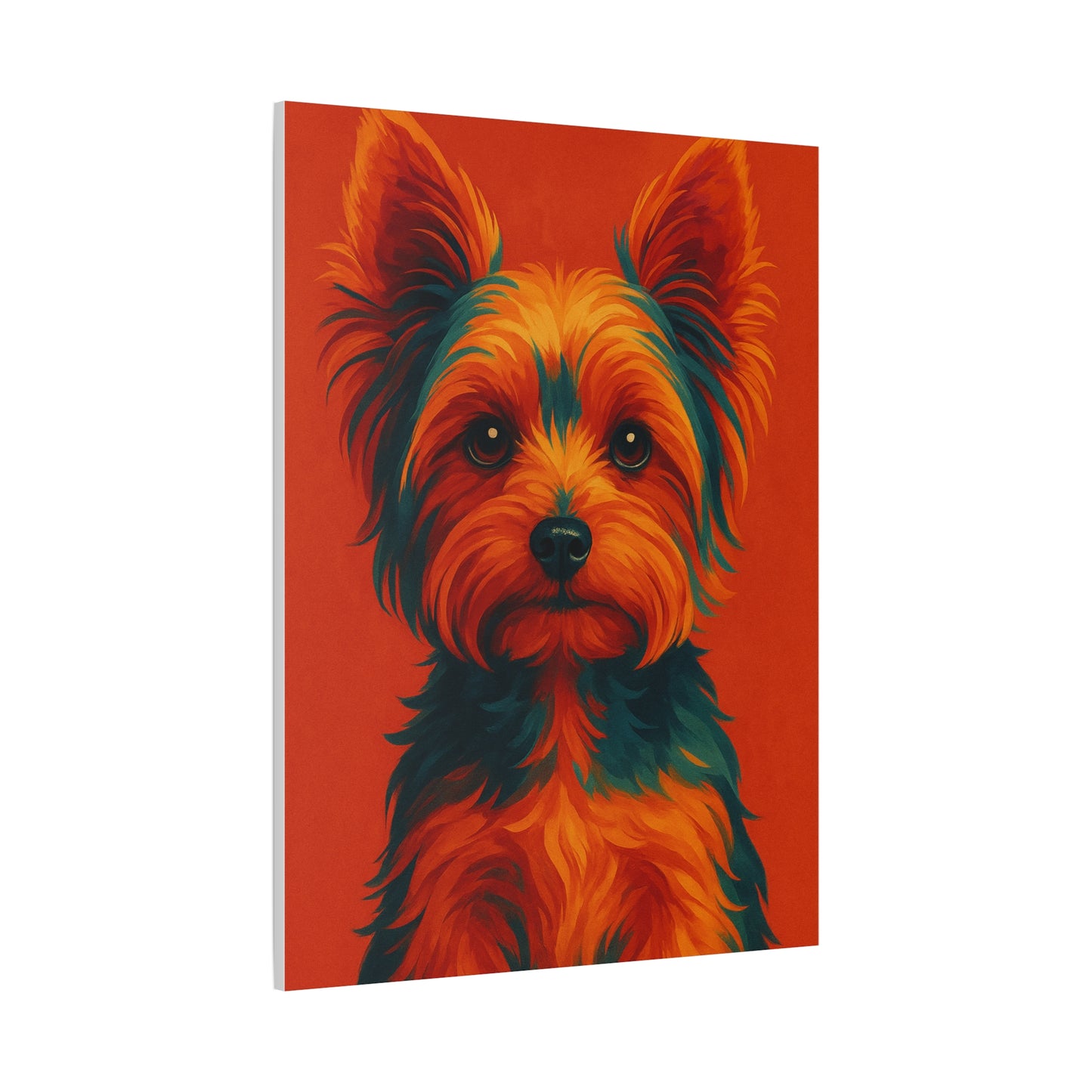Yorkie Wall Art – Stylish & Playful Yorkshire Terrier Canvas Print