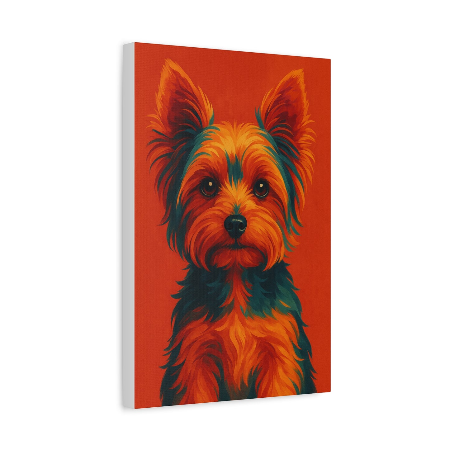 Yorkie Wall Art – Stylish & Playful Yorkshire Terrier Canvas Print