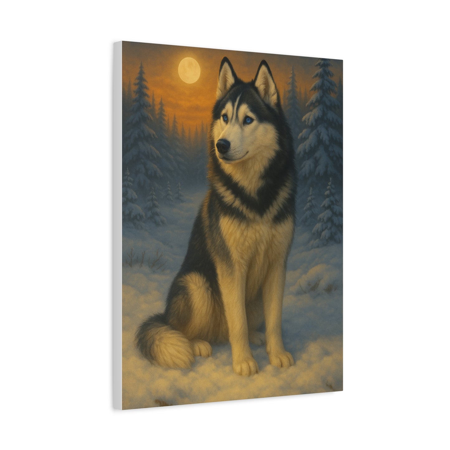 Siberian Husky Spirit – Premium Wall Art Canvas