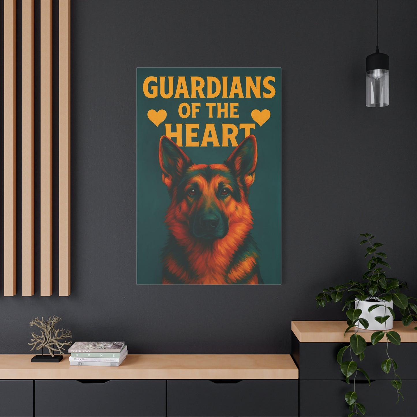 Guardians of the Heart – Bold Dog Lover Wall Art