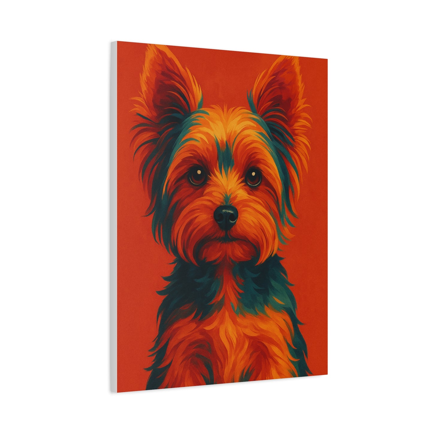 Yorkie Wall Art – Stylish & Playful Yorkshire Terrier Canvas Print