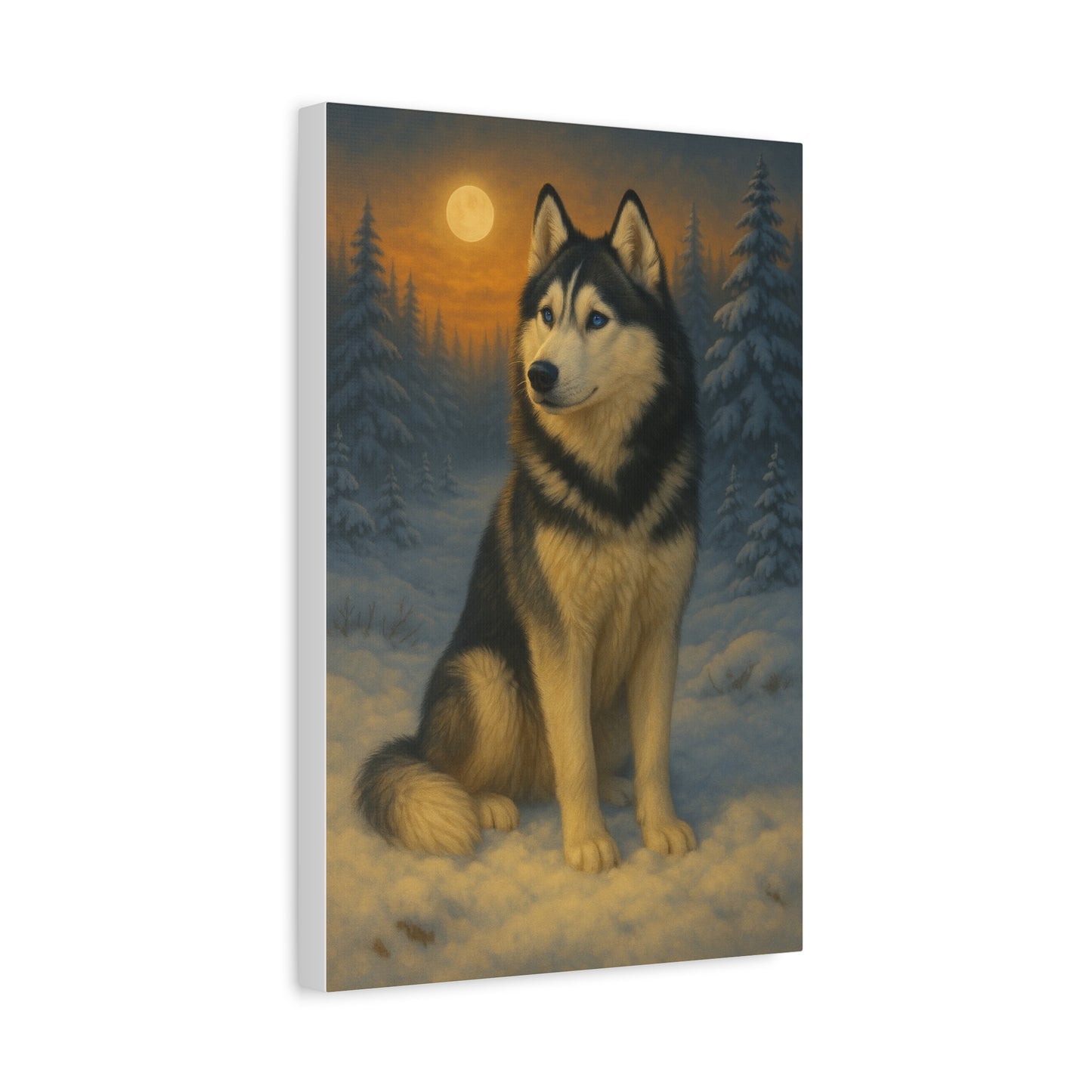 Siberian Husky Spirit – Premium Wall Art Canvas