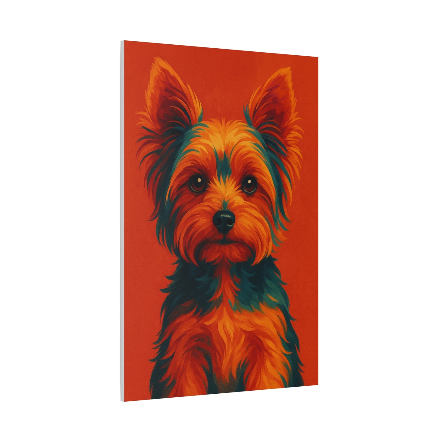 Yorkie Wall Art – Stylish & Playful Yorkshire Terrier Canvas Print