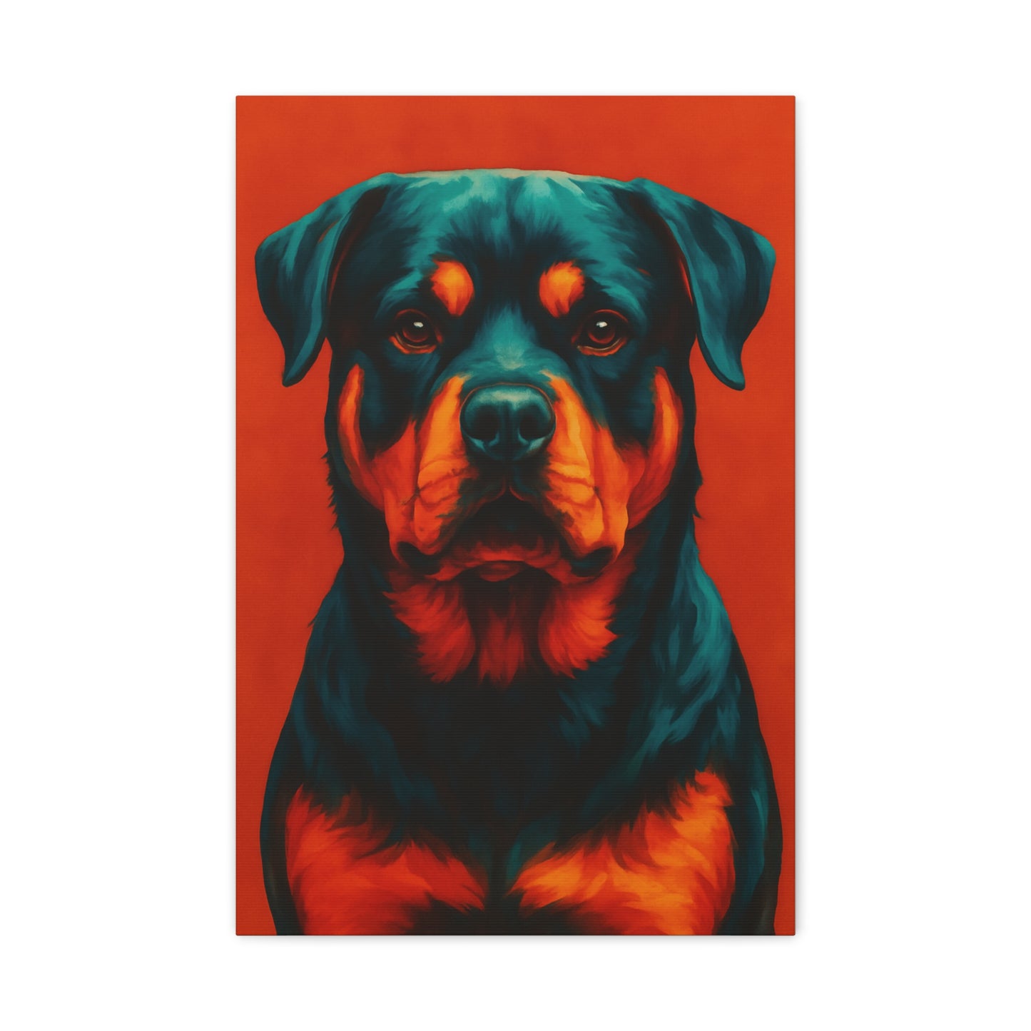 Rottweiler Wall Art – Bold & Loyal Dog Canvas Print