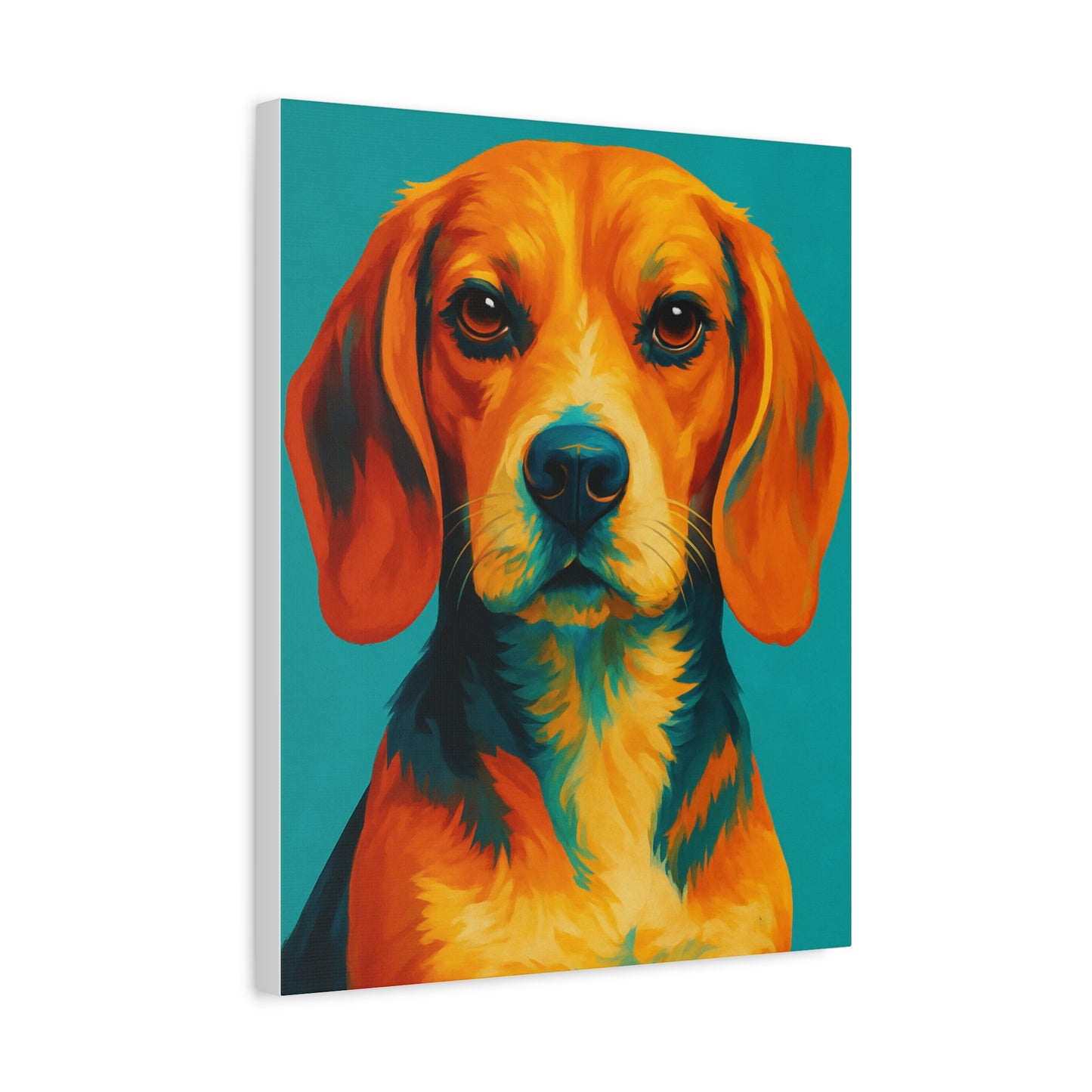 Beagle Wall Art – Vibrant & Loyal Dog Canvas Print