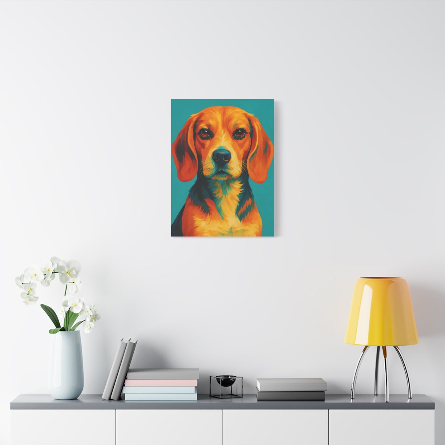 Beagle Wall Art – Vibrant & Loyal Dog Canvas Print