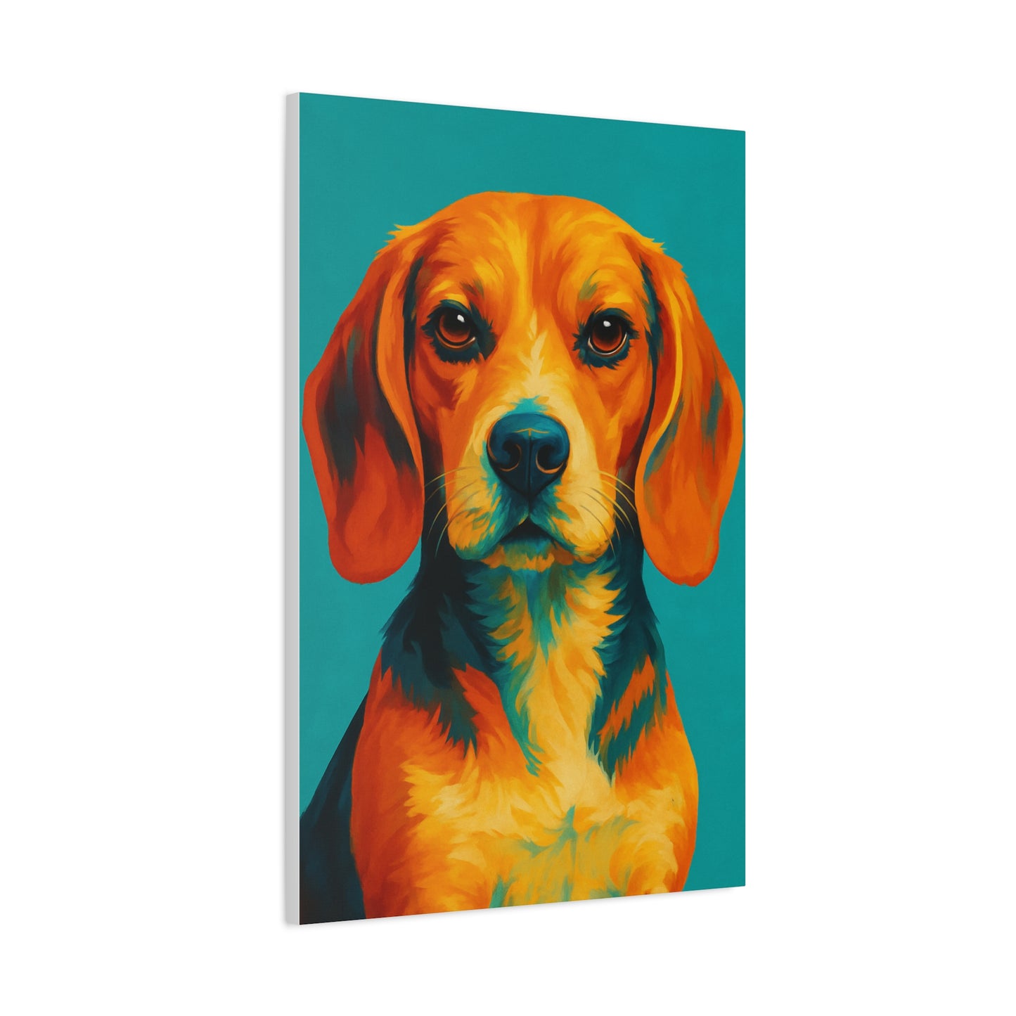 Beagle Wall Art – Vibrant & Loyal Dog Canvas Print