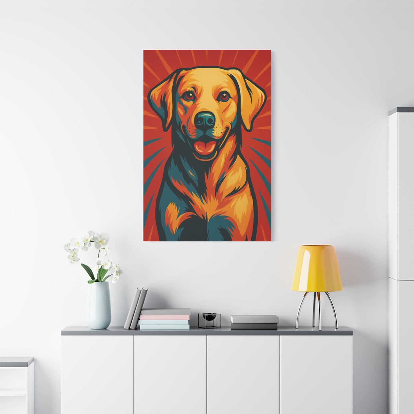 Labrador Retriever Canvas Wall Art – Loyal Companion Décor
