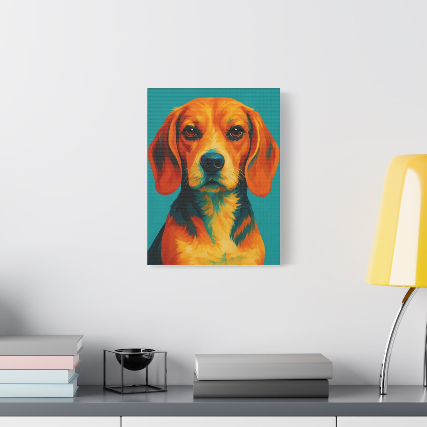 Beagle Wall Art – Vibrant & Loyal Dog Canvas Print