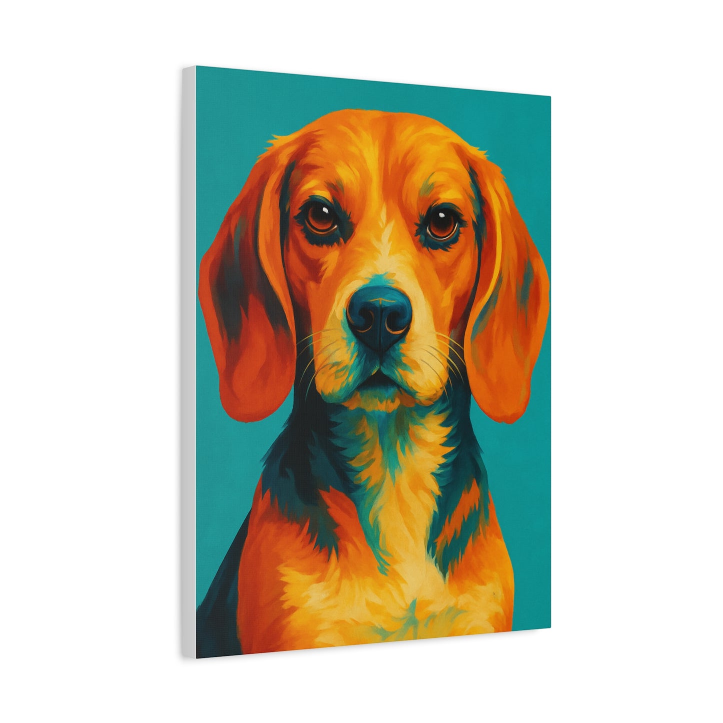 Beagle Wall Art – Vibrant & Loyal Dog Canvas Print