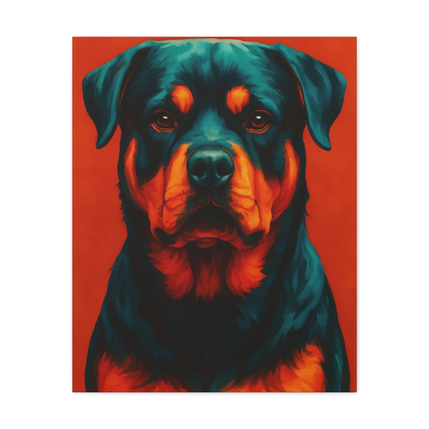 Rottweiler Wall Art – Bold & Loyal Dog Canvas Print