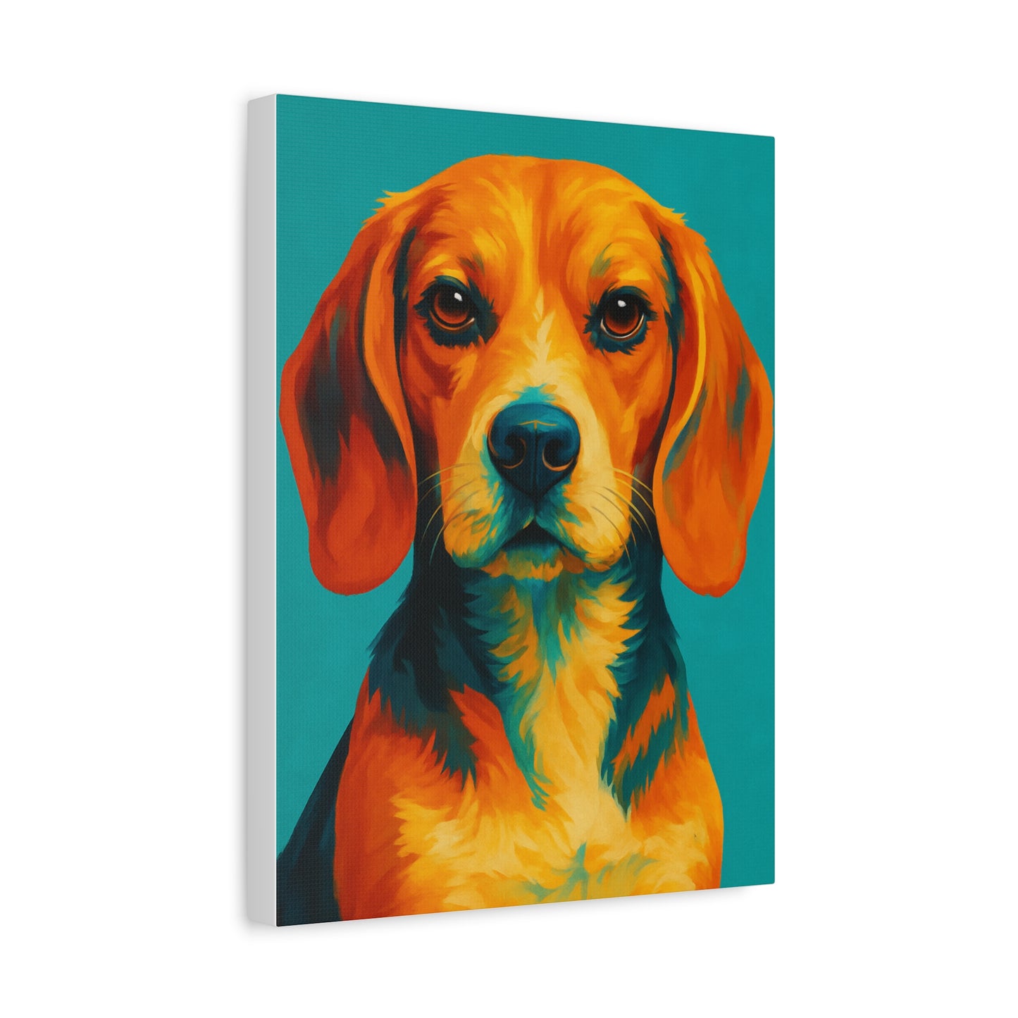 Beagle Wall Art – Vibrant & Loyal Dog Canvas Print
