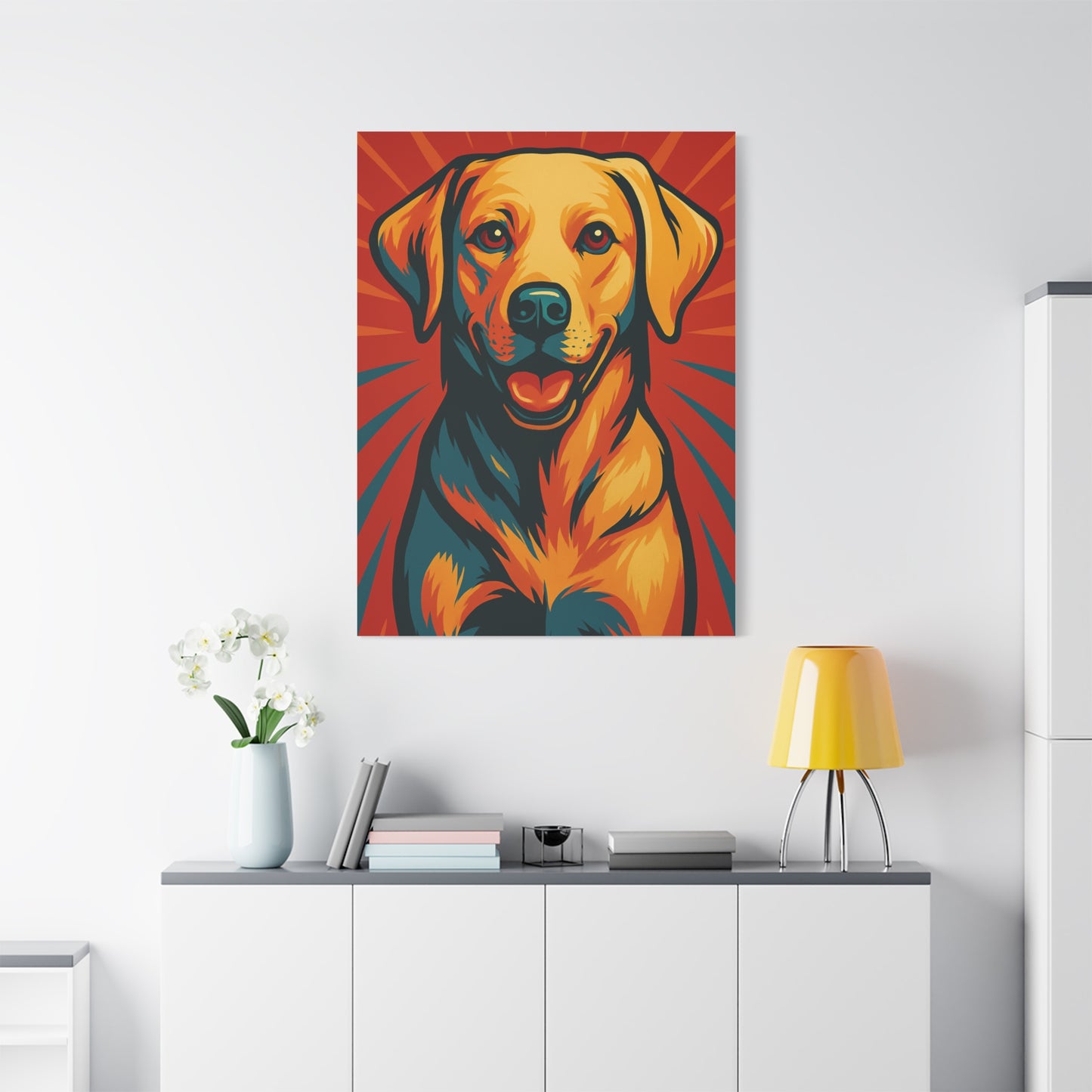 Labrador Retriever Canvas Wall Art – Loyal Companion Décor