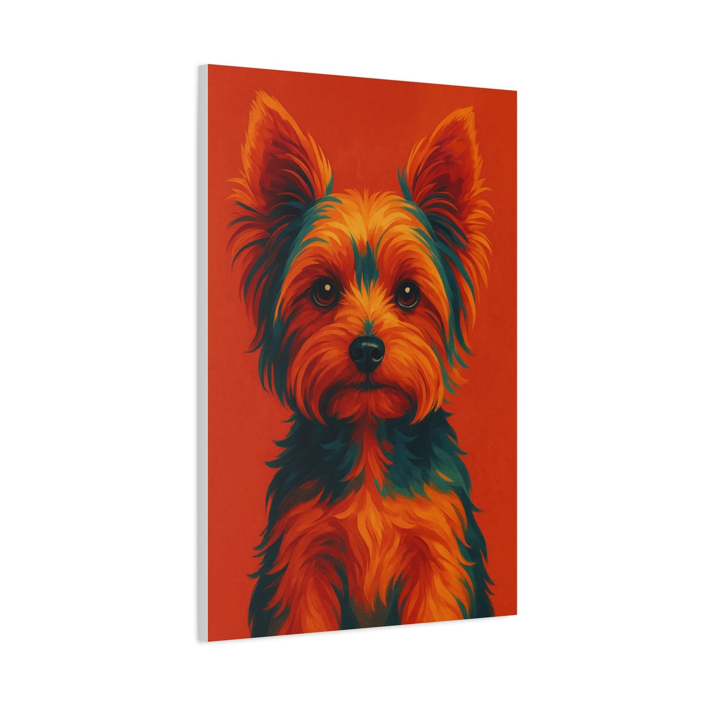 Yorkie Wall Art – Stylish & Playful Yorkshire Terrier Canvas Print