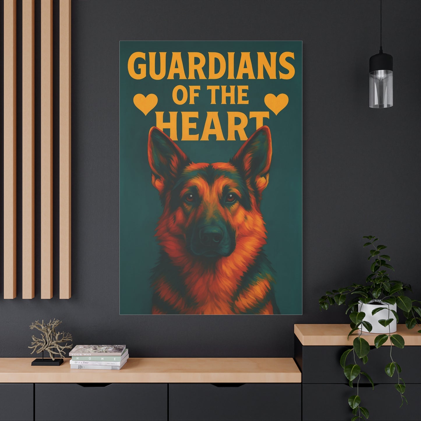 Guardians of the Heart – Bold Dog Lover Wall Art