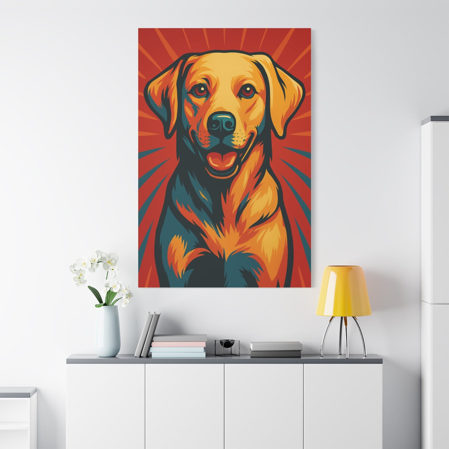 Labrador Retriever Canvas Wall Art – Loyal Companion Décor