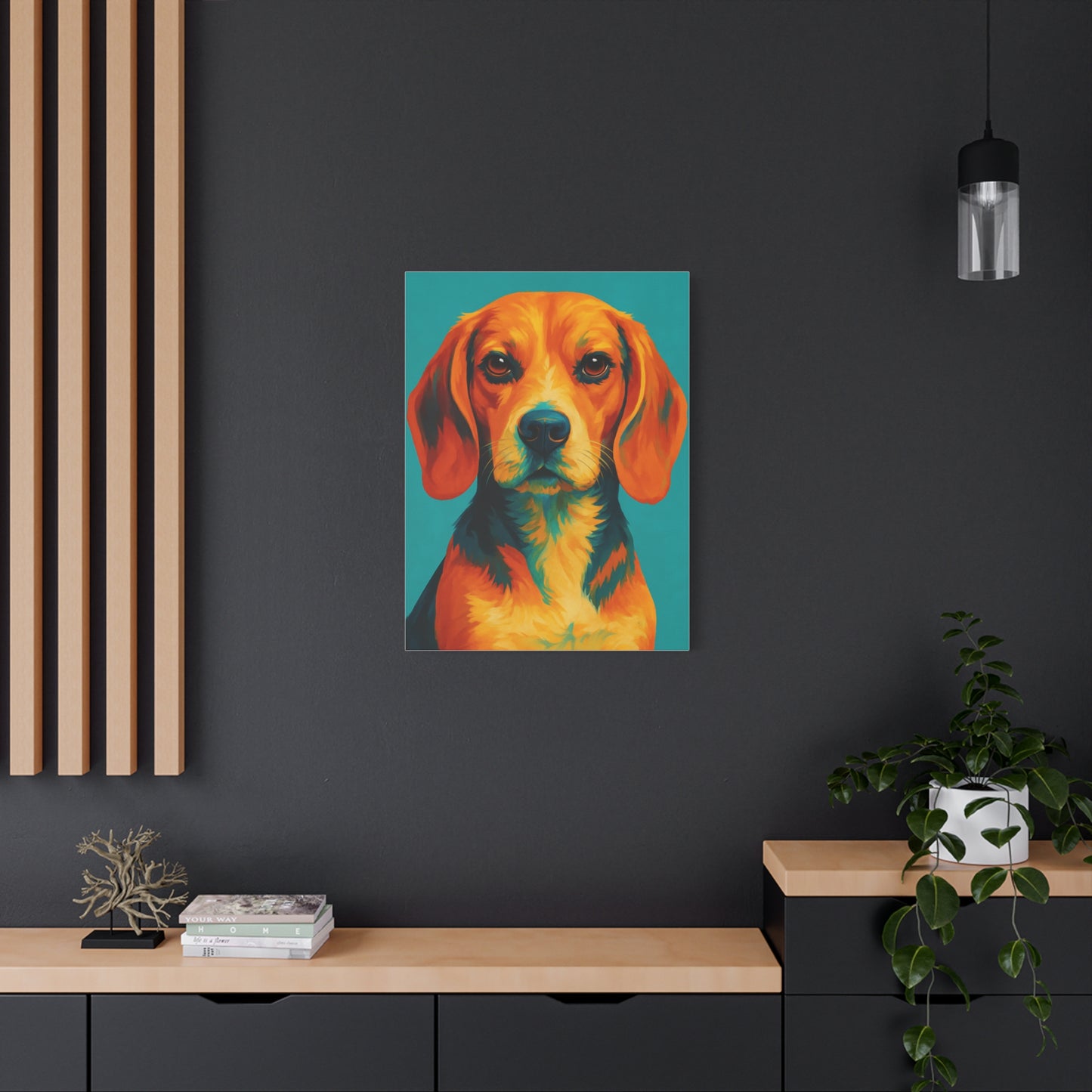 Beagle Wall Art – Vibrant & Loyal Dog Canvas Print