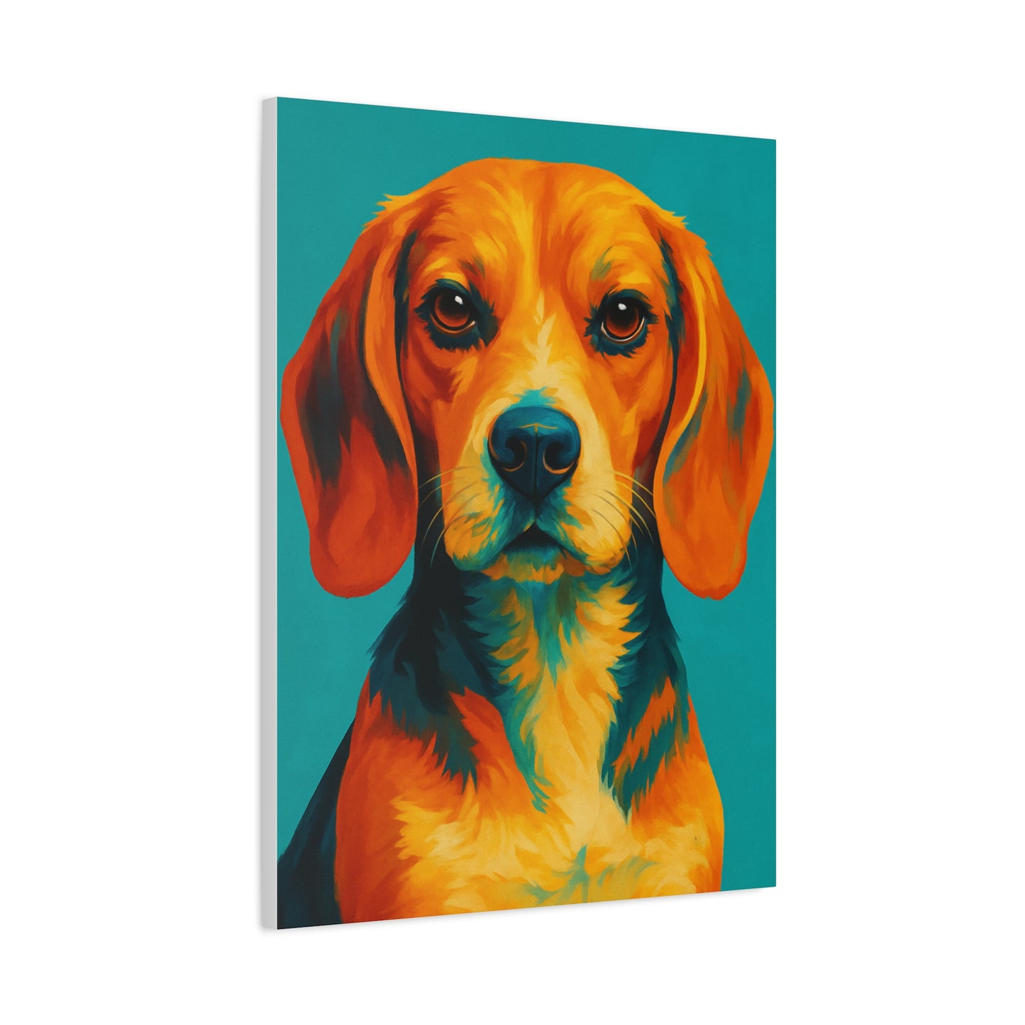 Beagle Wall Art – Vibrant & Loyal Dog Canvas Print