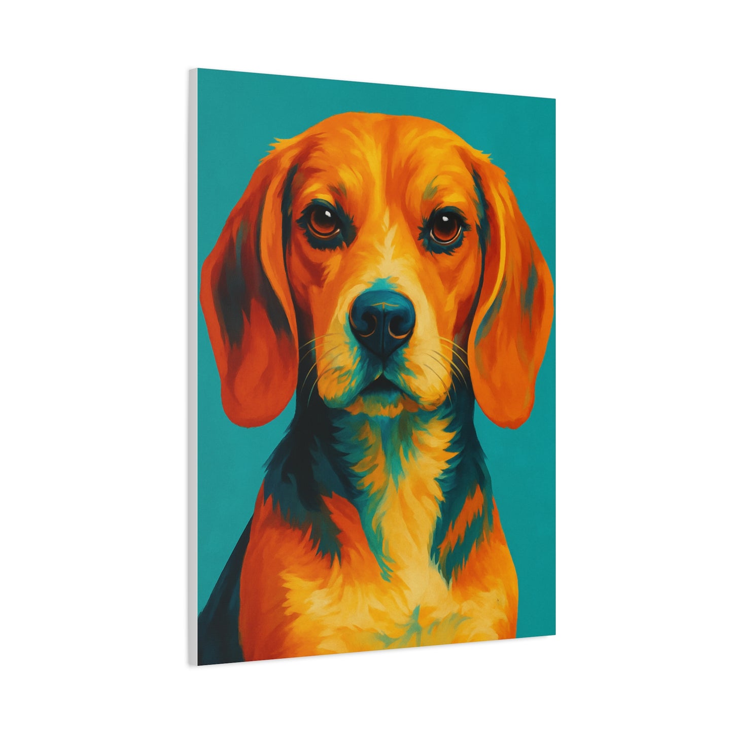 Beagle Wall Art – Vibrant & Loyal Dog Canvas Print