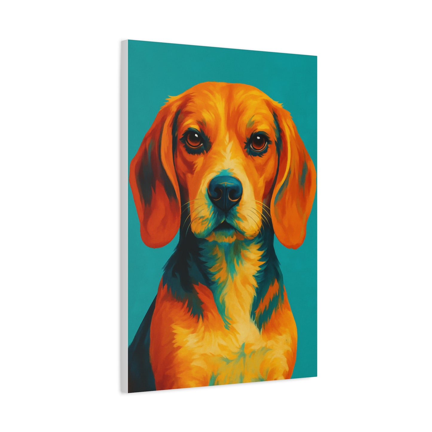 Beagle Wall Art – Vibrant & Loyal Dog Canvas Print