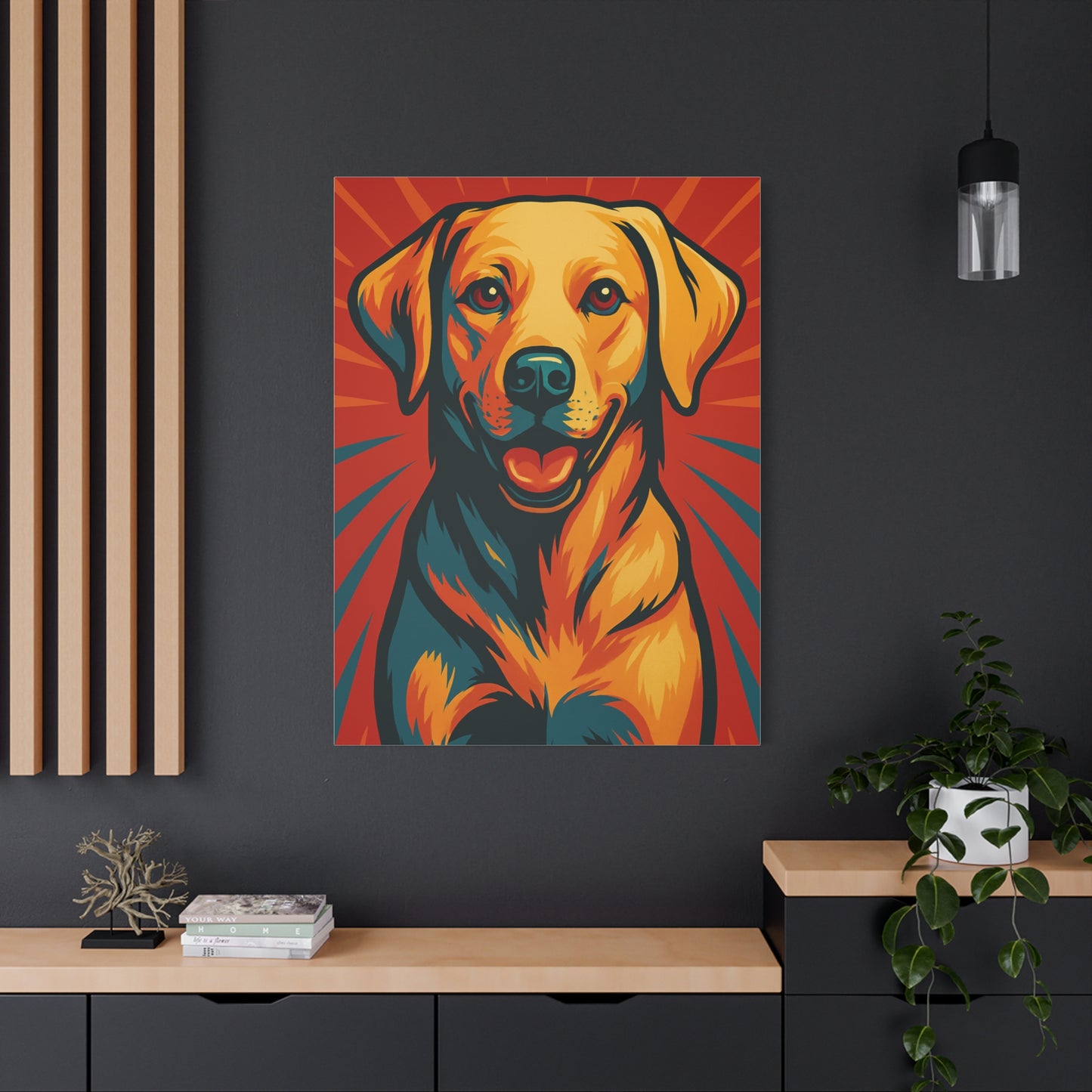 Labrador Retriever Canvas Wall Art – Loyal Companion Décor