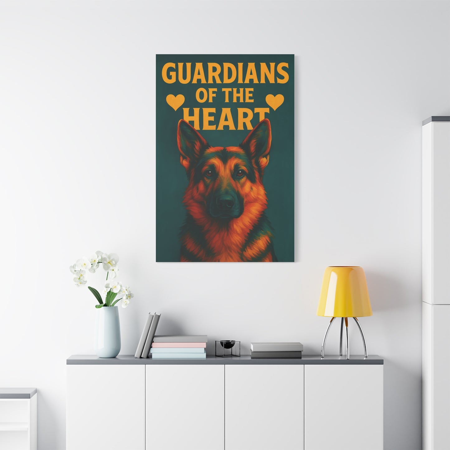 Guardians of the Heart – Bold Dog Lover Wall Art