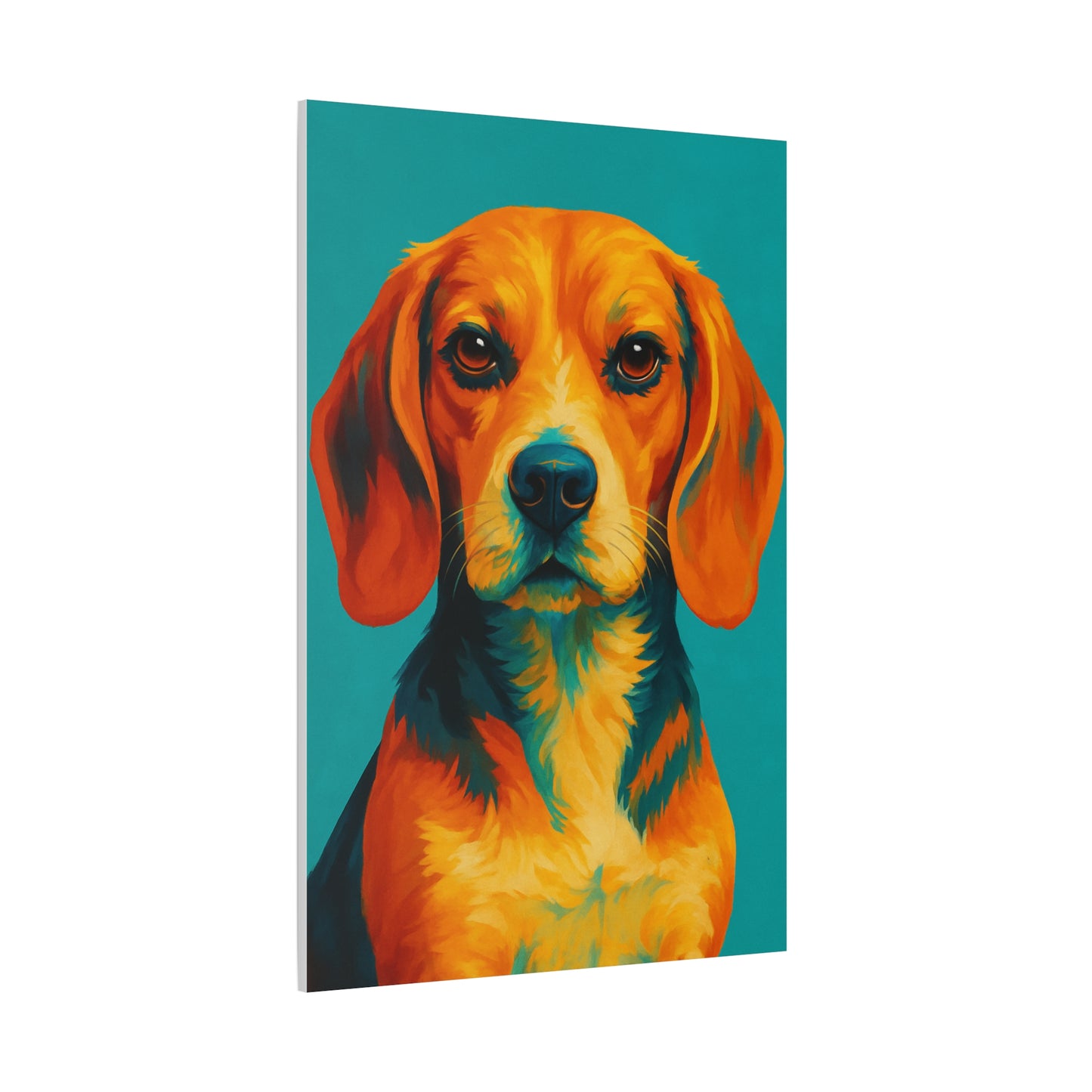 Beagle Wall Art – Vibrant & Loyal Dog Canvas Print