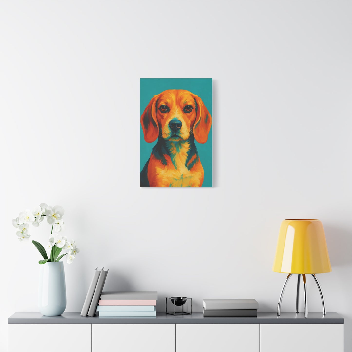 Beagle Wall Art – Vibrant & Loyal Dog Canvas Print