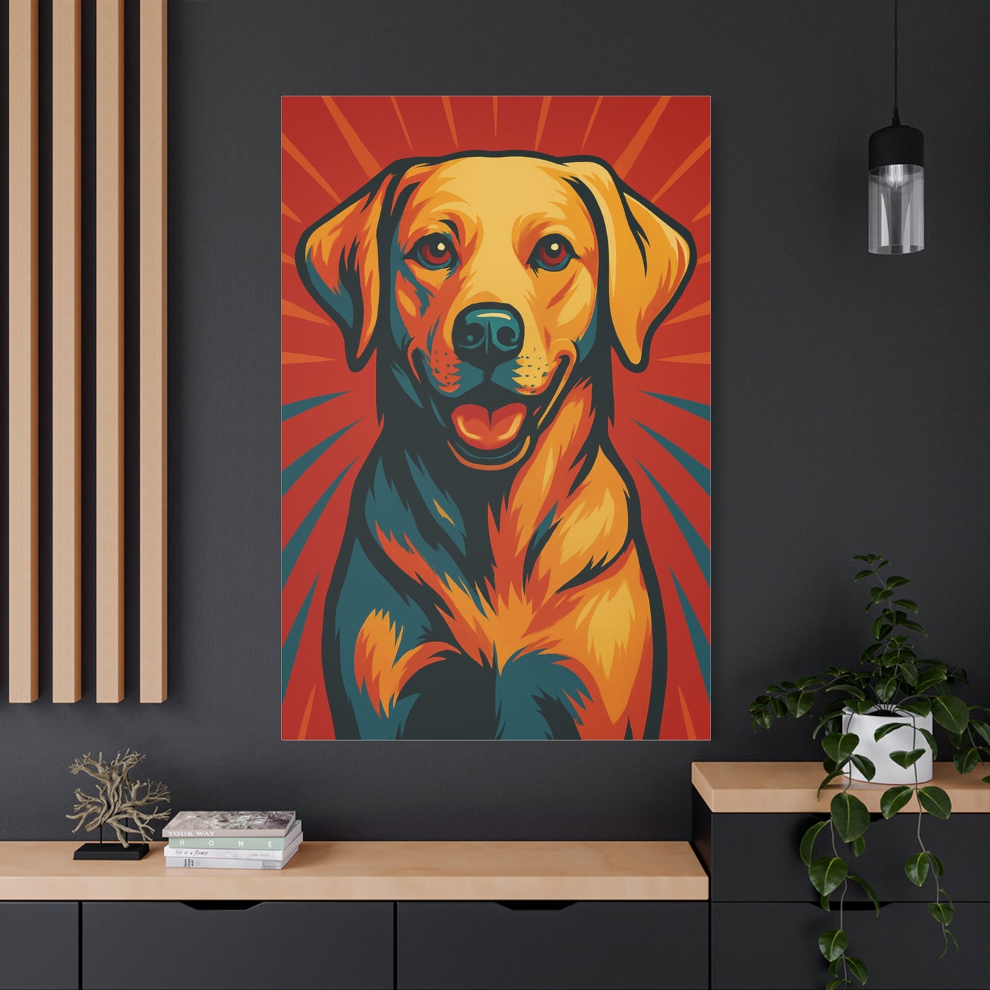 Labrador Retriever Canvas Wall Art – Loyal Companion Décor