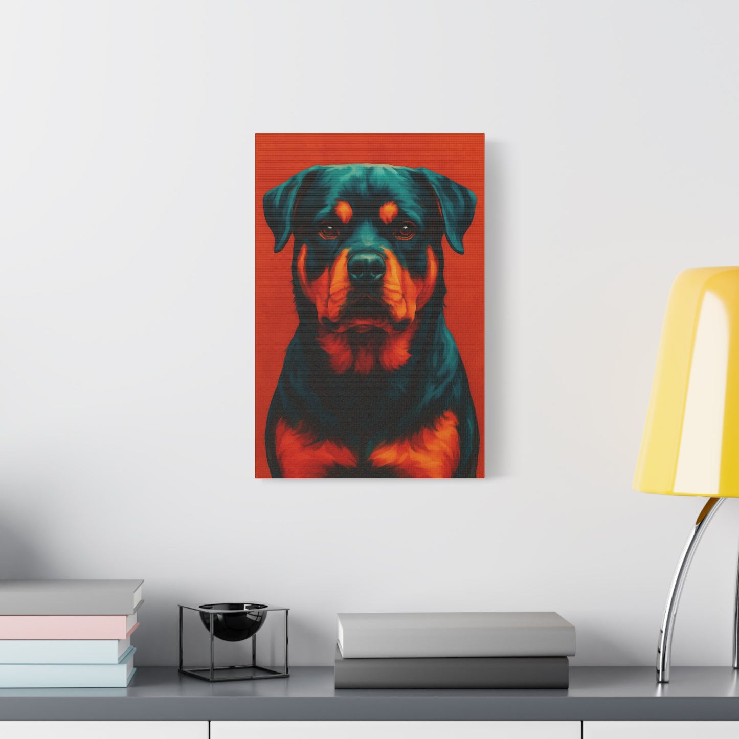 Rottweiler Wall Art – Bold & Loyal Dog Canvas Print