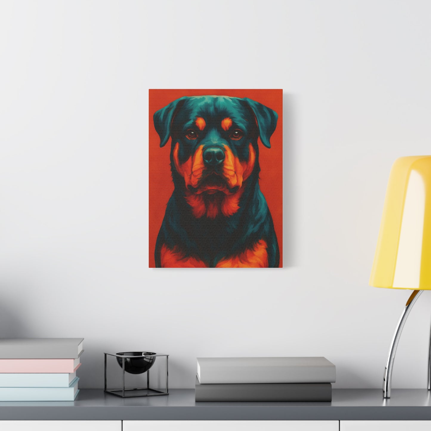 Rottweiler Wall Art – Bold & Loyal Dog Canvas Print