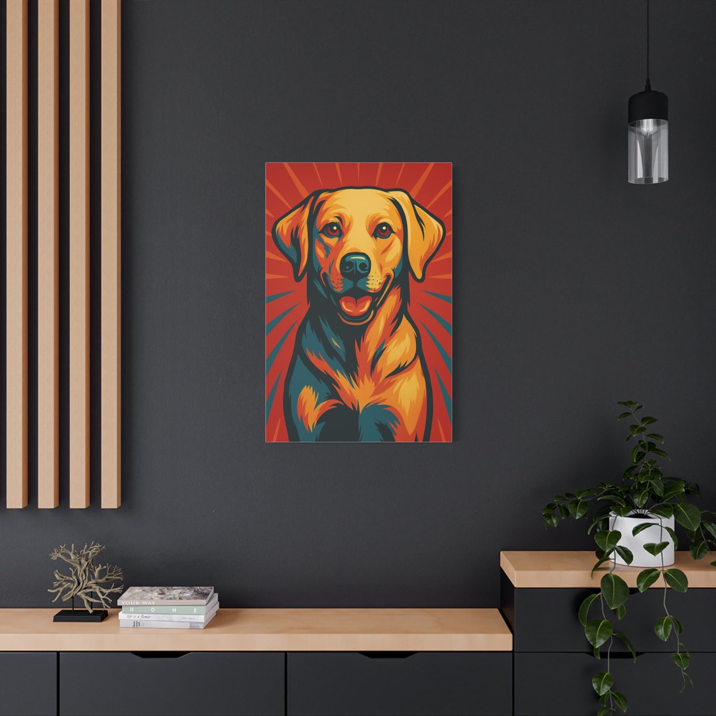 Labrador Retriever Canvas Wall Art – Loyal Companion Décor
