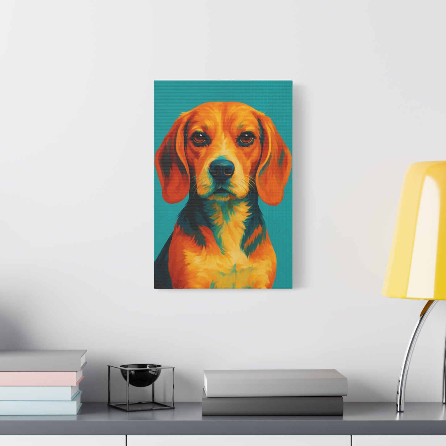 Beagle Wall Art – Vibrant & Loyal Dog Canvas Print