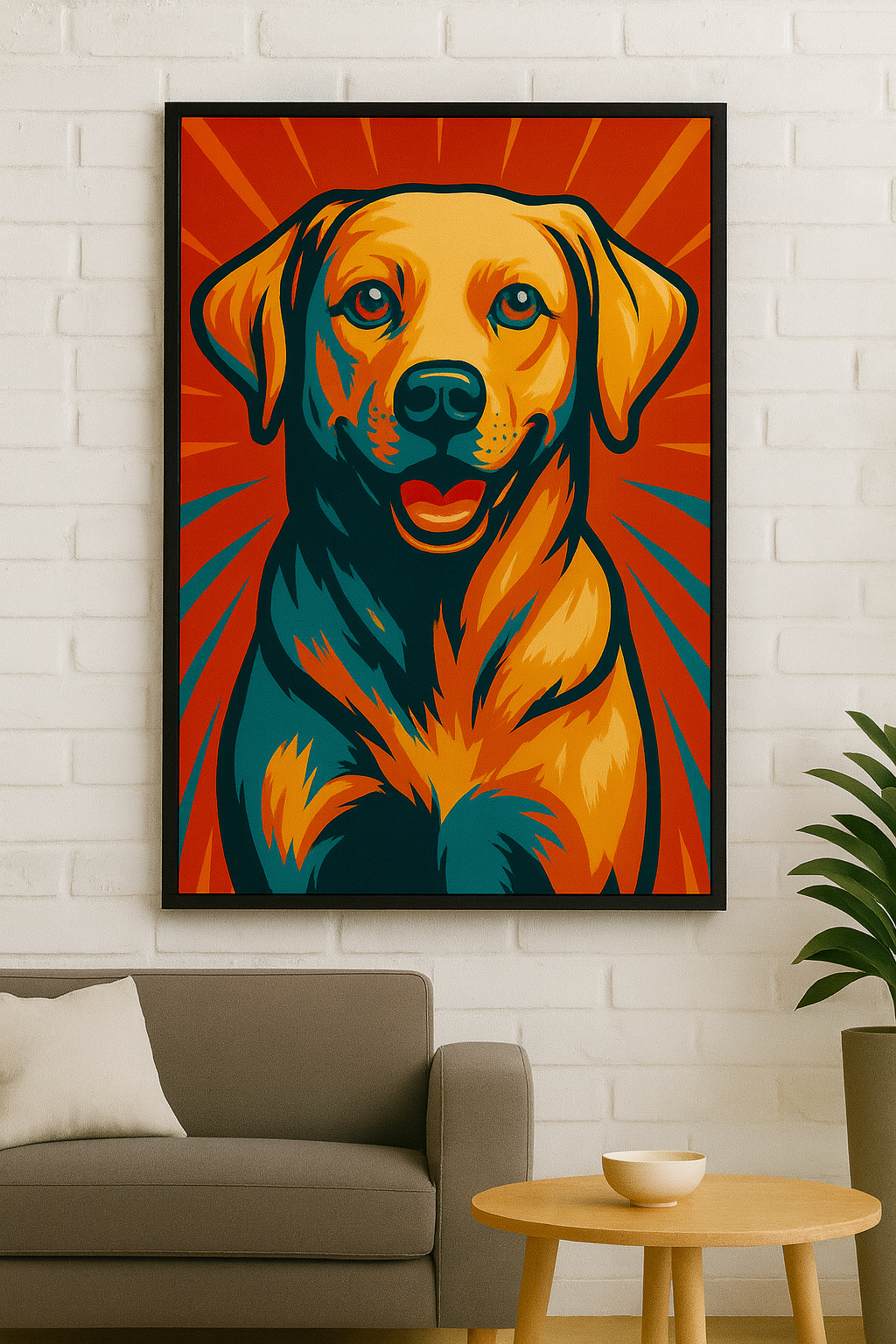 Labrador Retriever Canvas Wall Art – Loyal Companion Décor