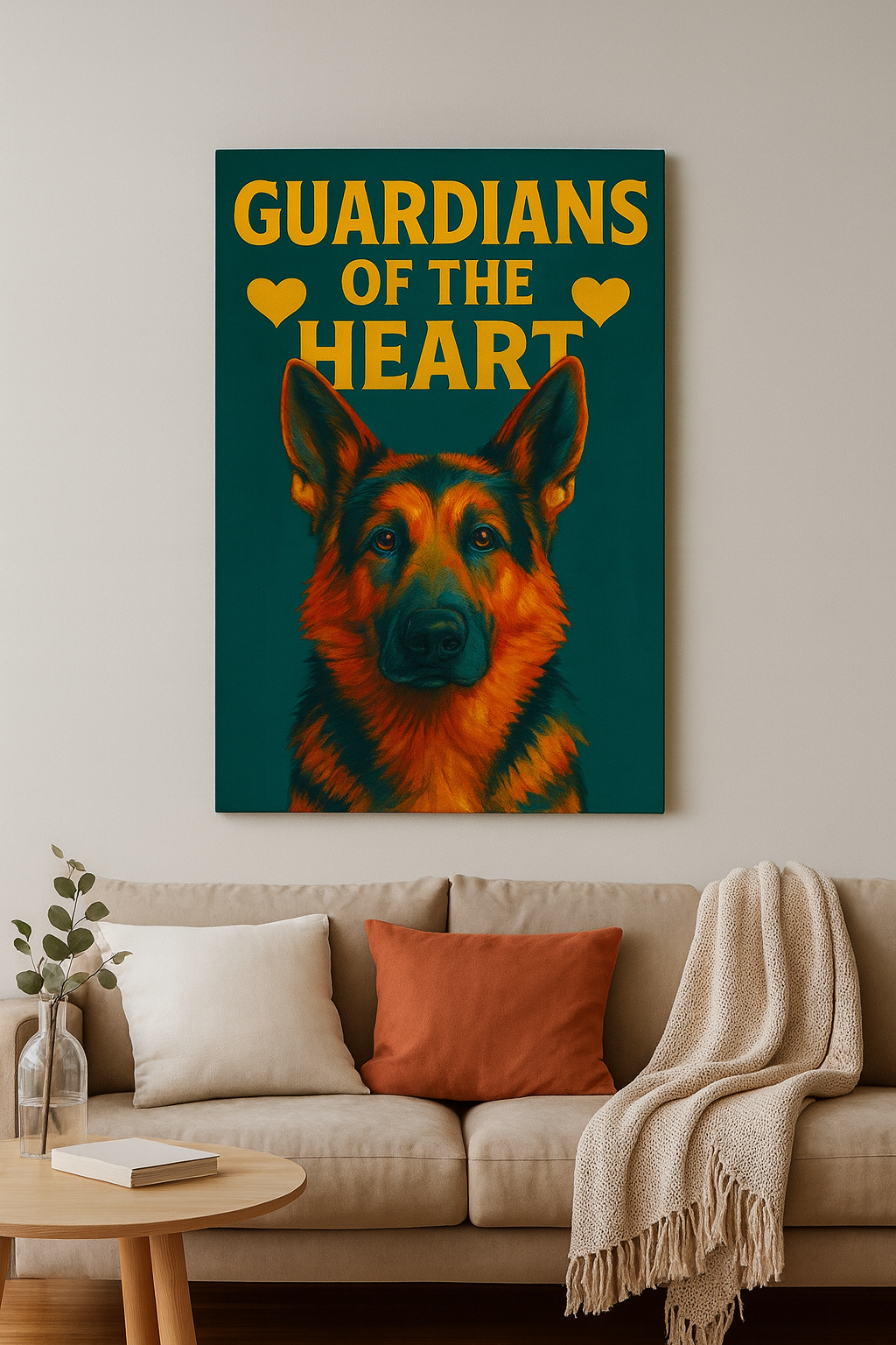 Guardians of the Heart – Bold Dog Lover Wall Art
