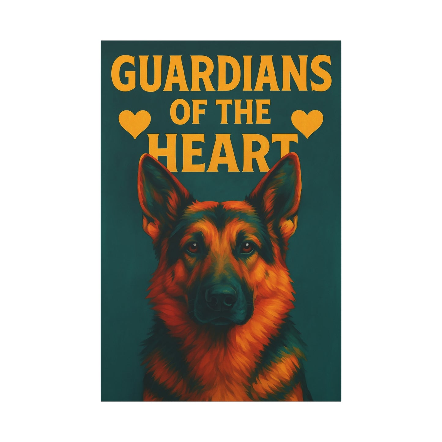 Guardians of the Heart – Bold Dog Lover Wall Art