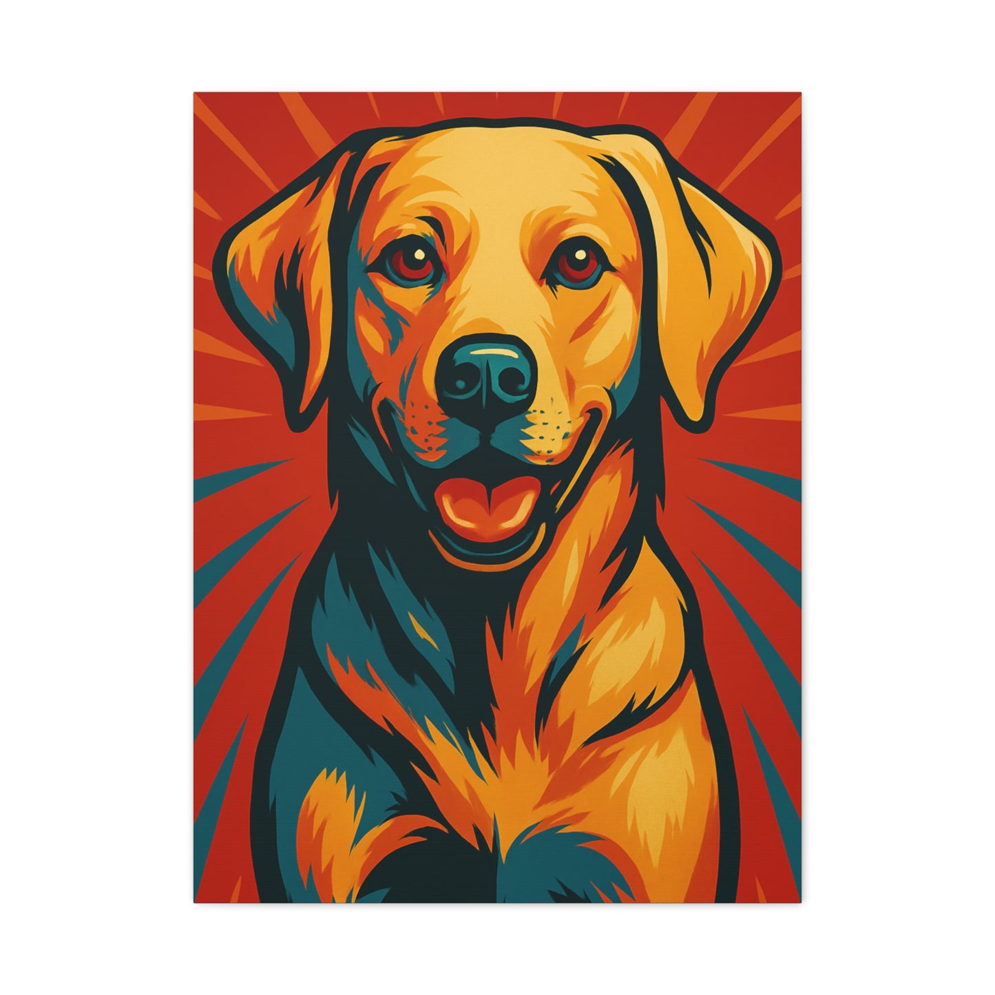 Labrador Retriever Canvas Wall Art – Loyal Companion Décor