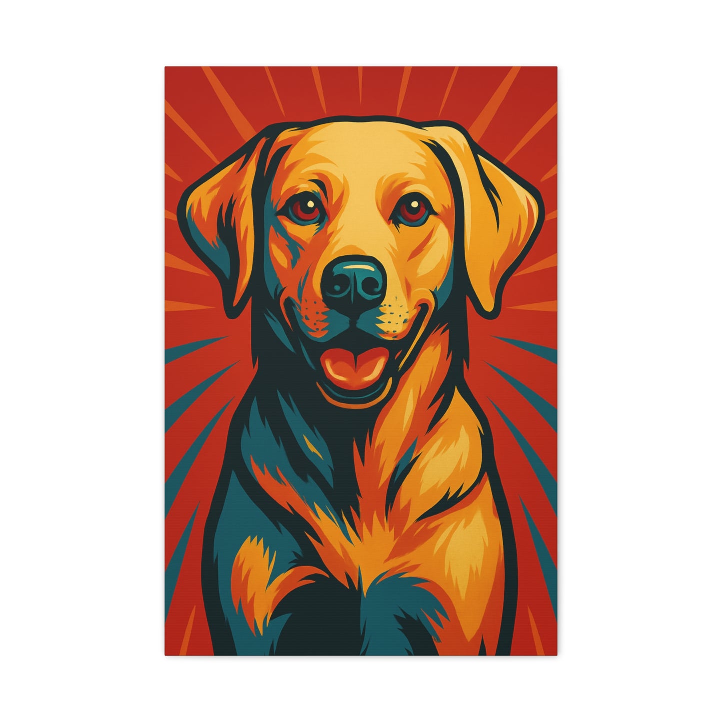 Labrador Retriever Canvas Wall Art – Loyal Companion Décor