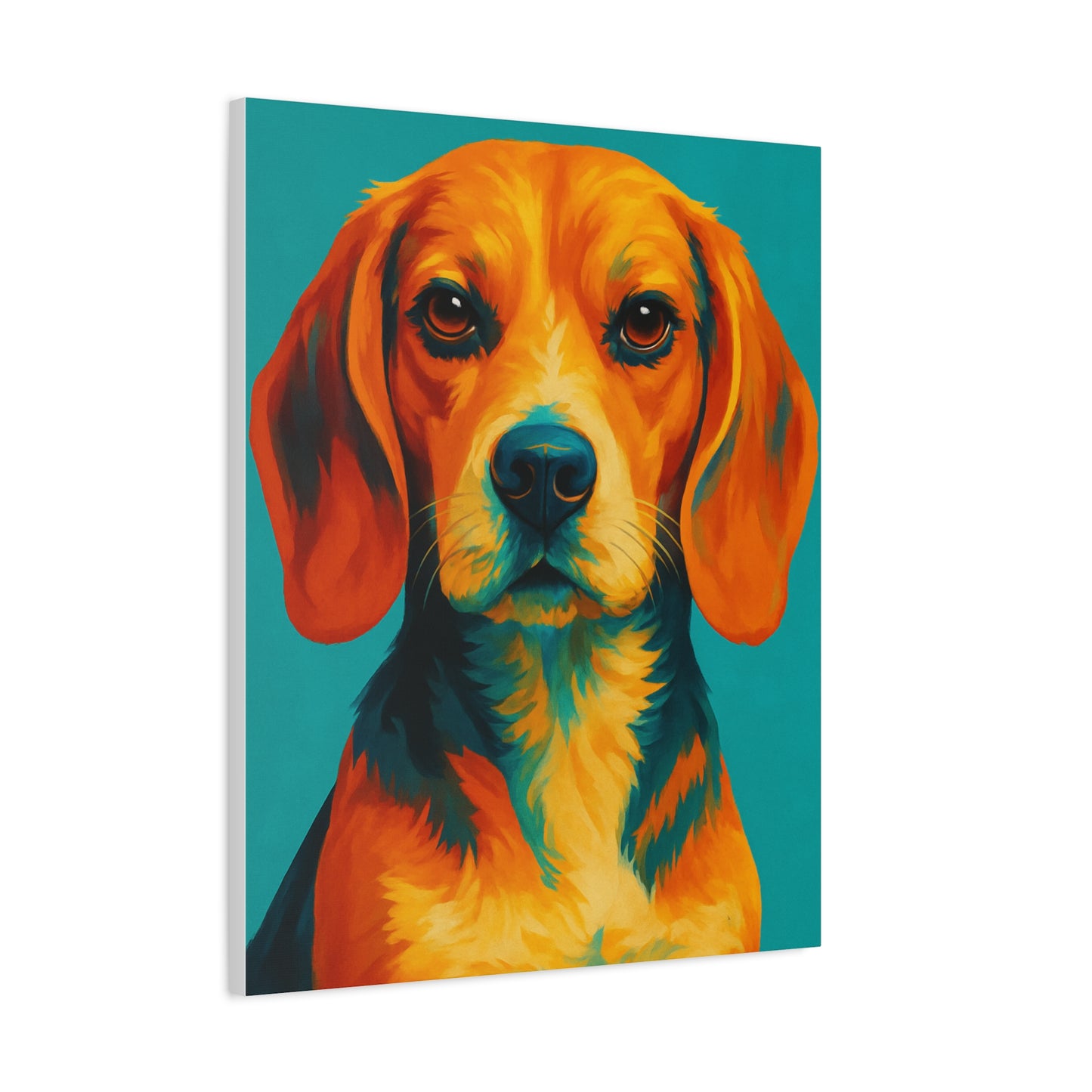 Beagle Wall Art – Vibrant & Loyal Dog Canvas Print