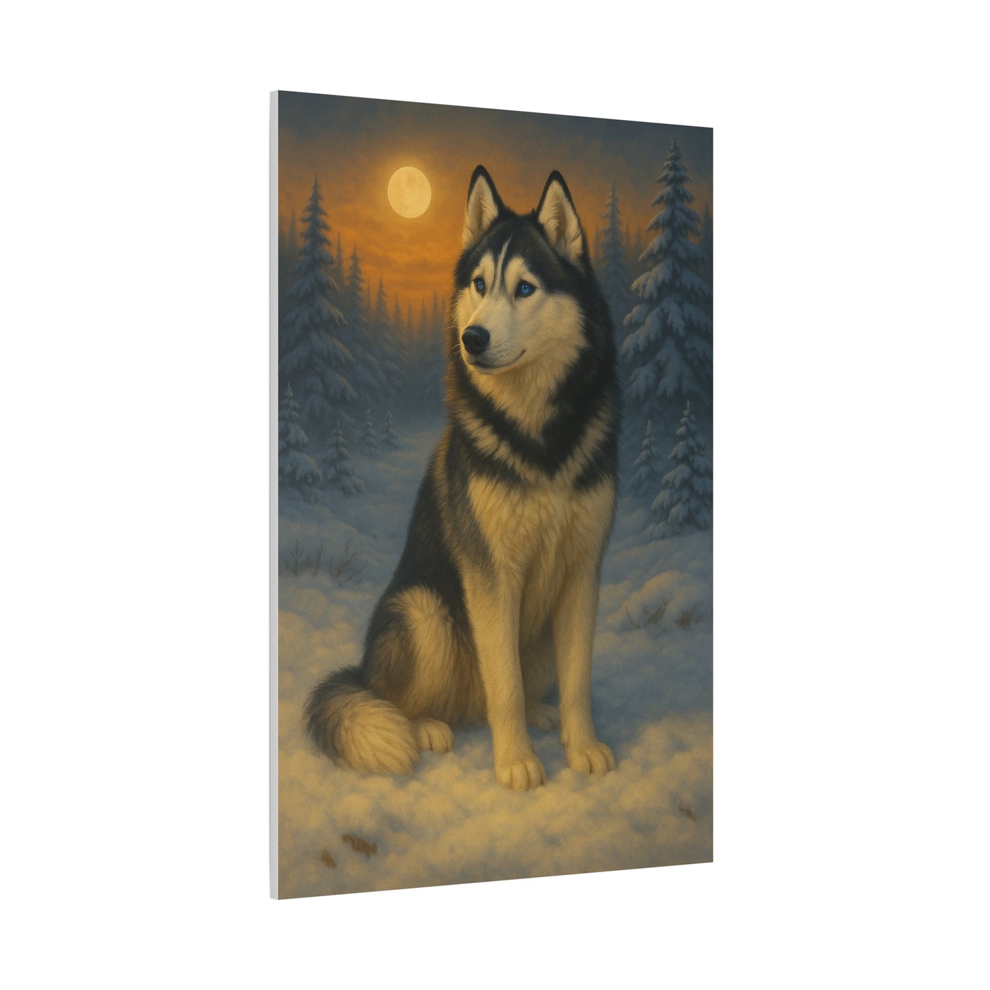 Siberian Husky Spirit – Premium Wall Art Canvas