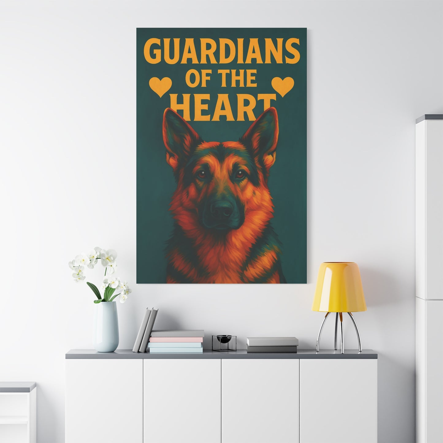 Guardians of the Heart – Bold Dog Lover Wall Art