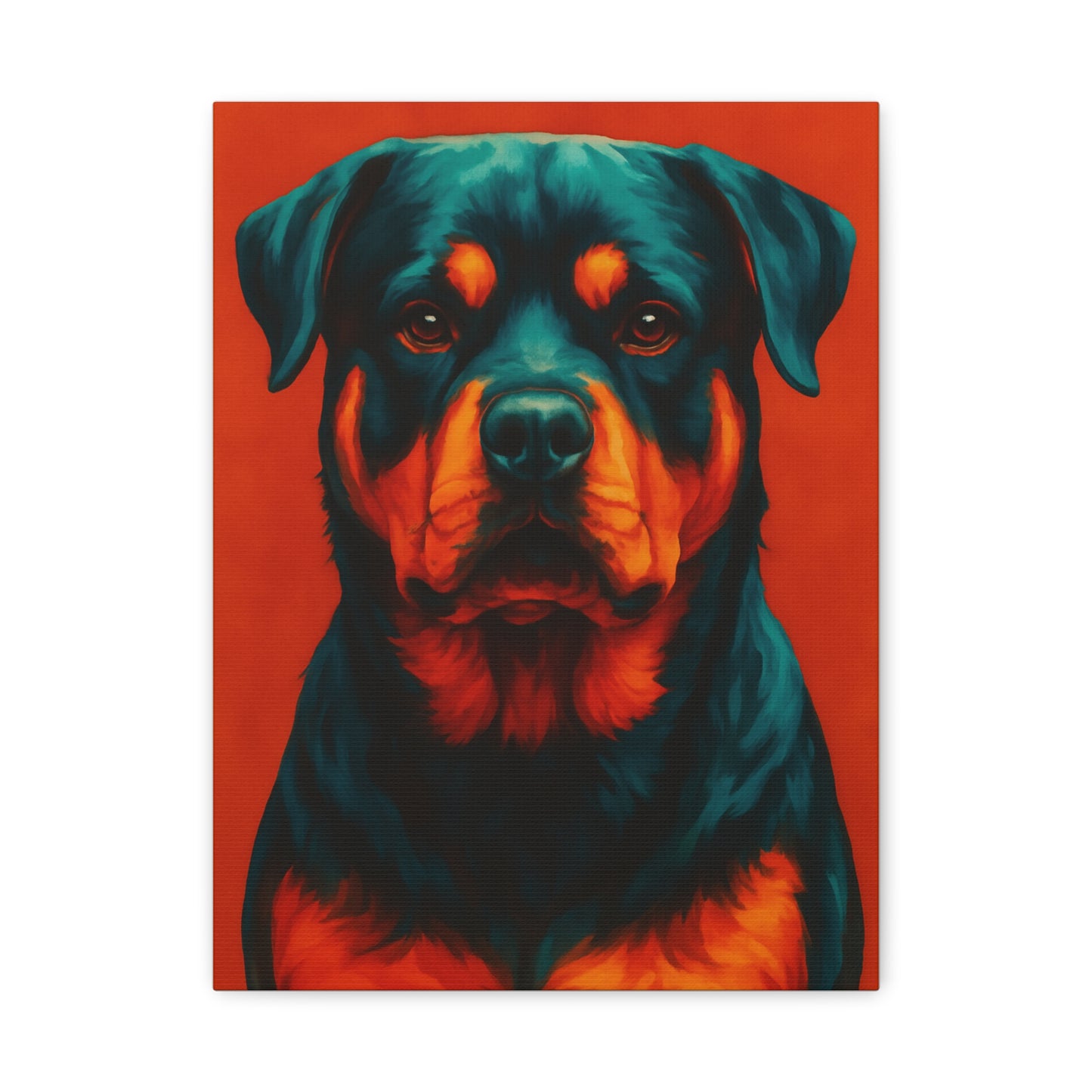 Rottweiler Wall Art – Bold & Loyal Dog Canvas Print