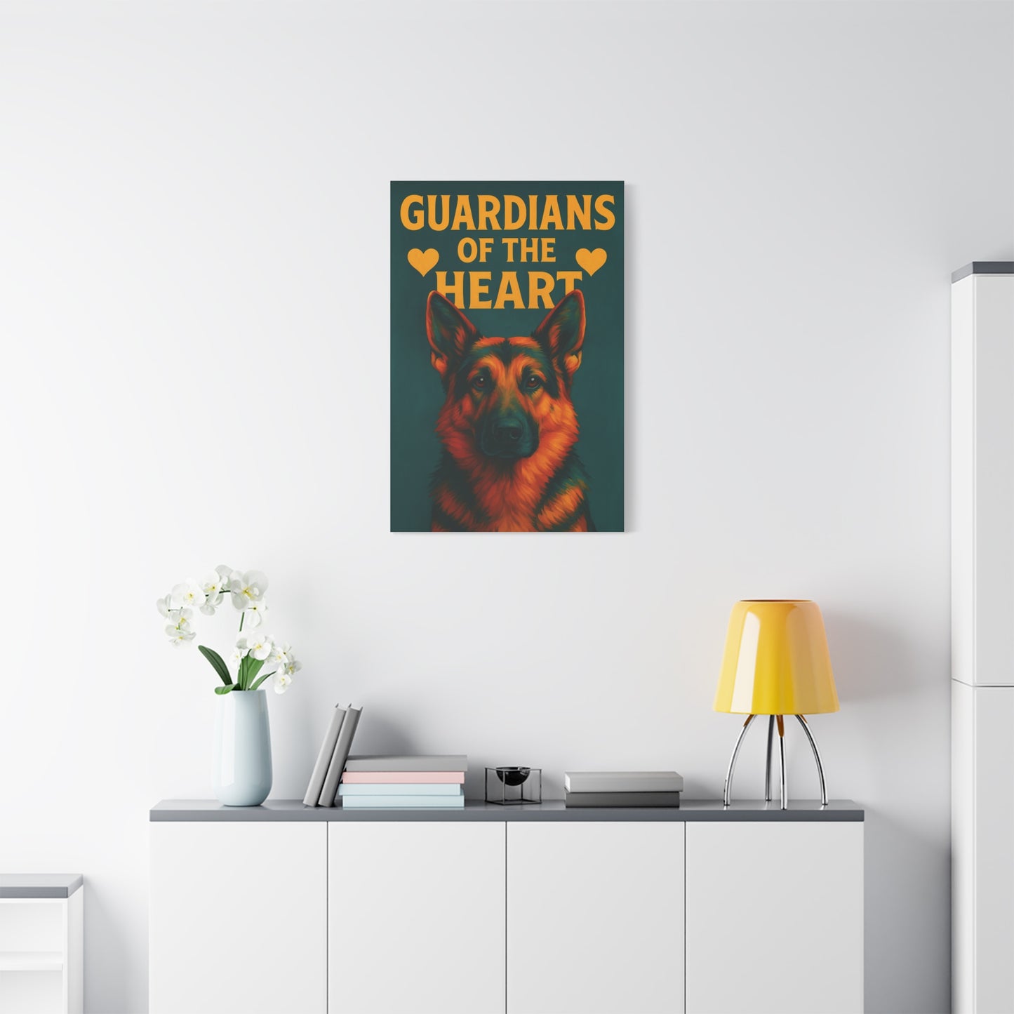 Guardians of the Heart – Bold Dog Lover Wall Art