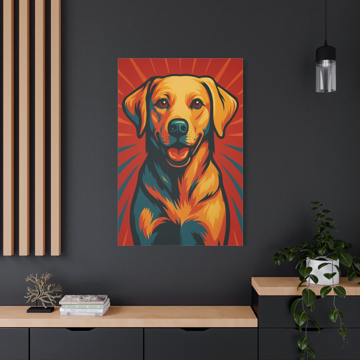 Labrador Retriever Canvas Wall Art – Loyal Companion Décor