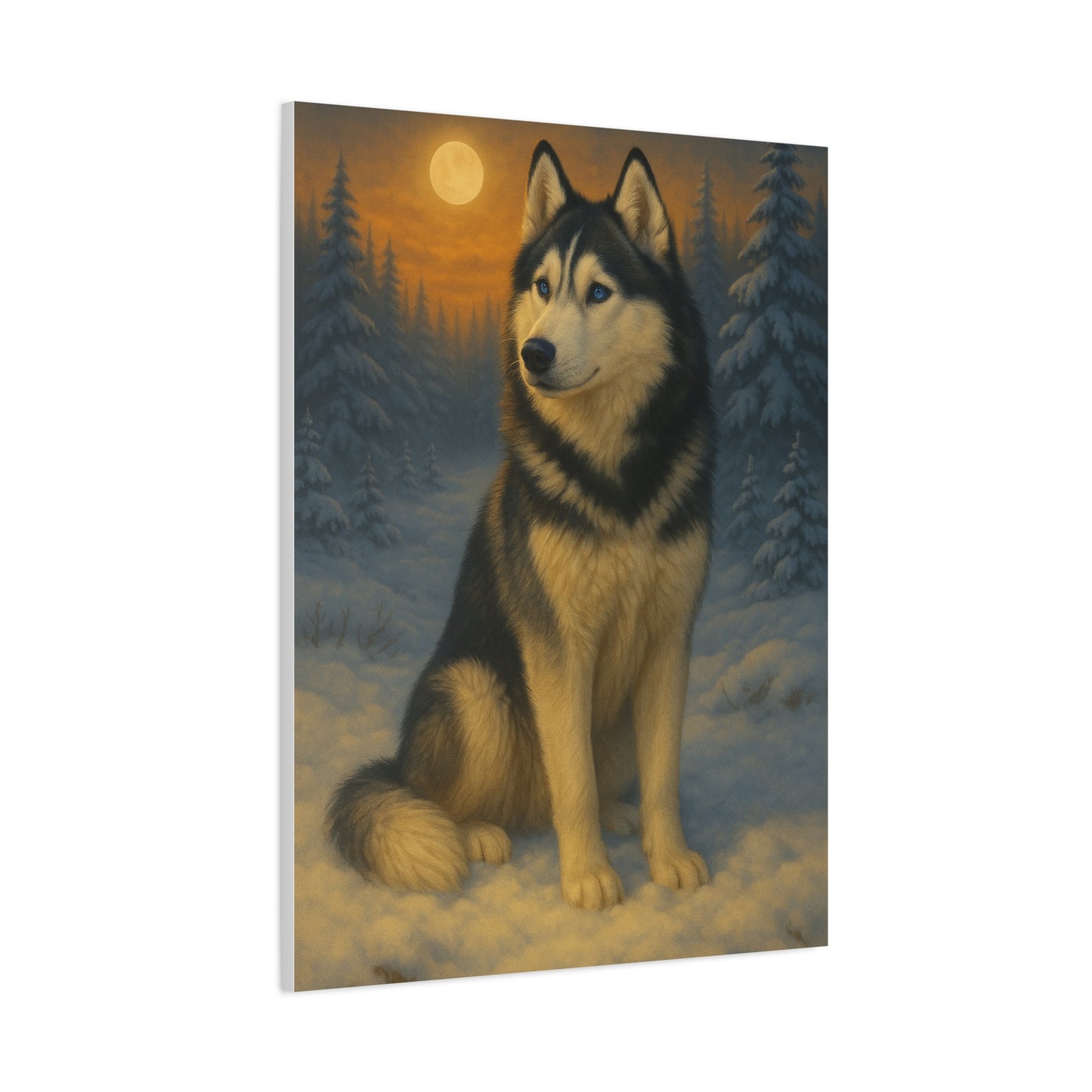 Siberian Husky Spirit – Premium Wall Art Canvas