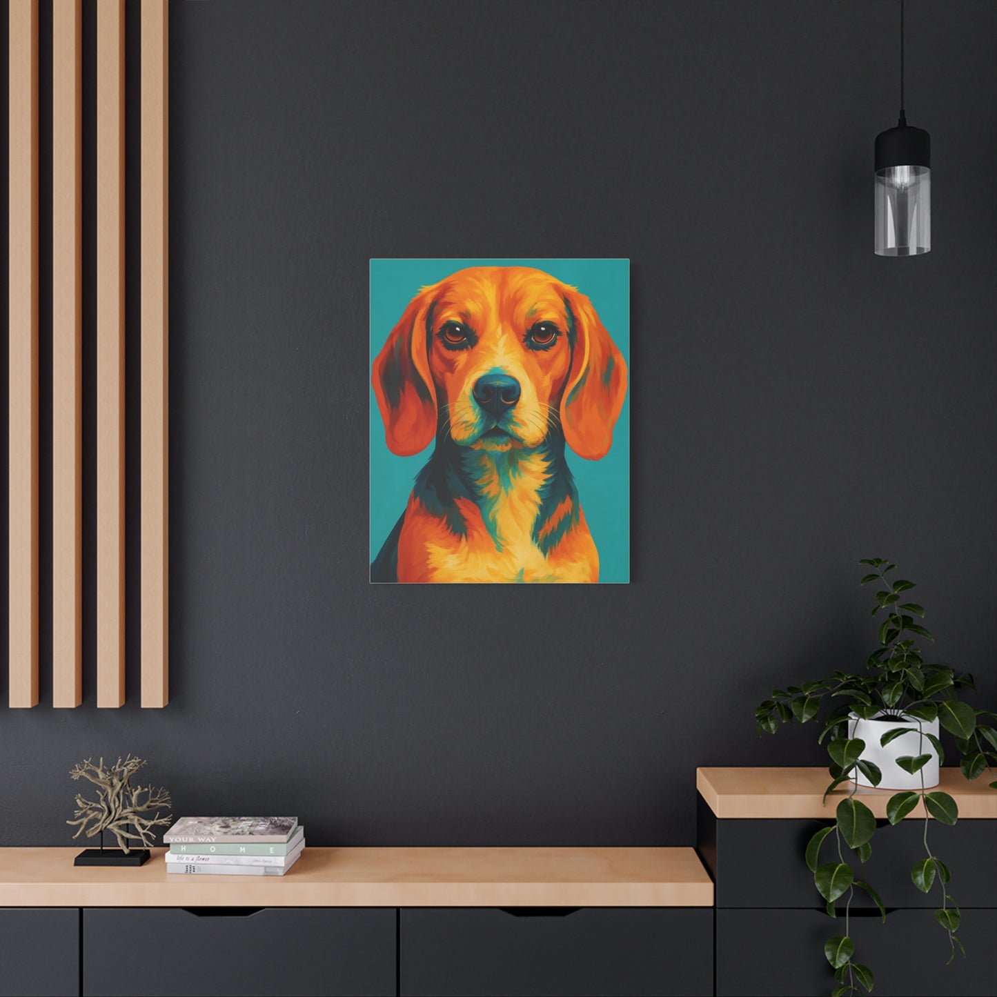 Beagle Wall Art – Vibrant & Loyal Dog Canvas Print