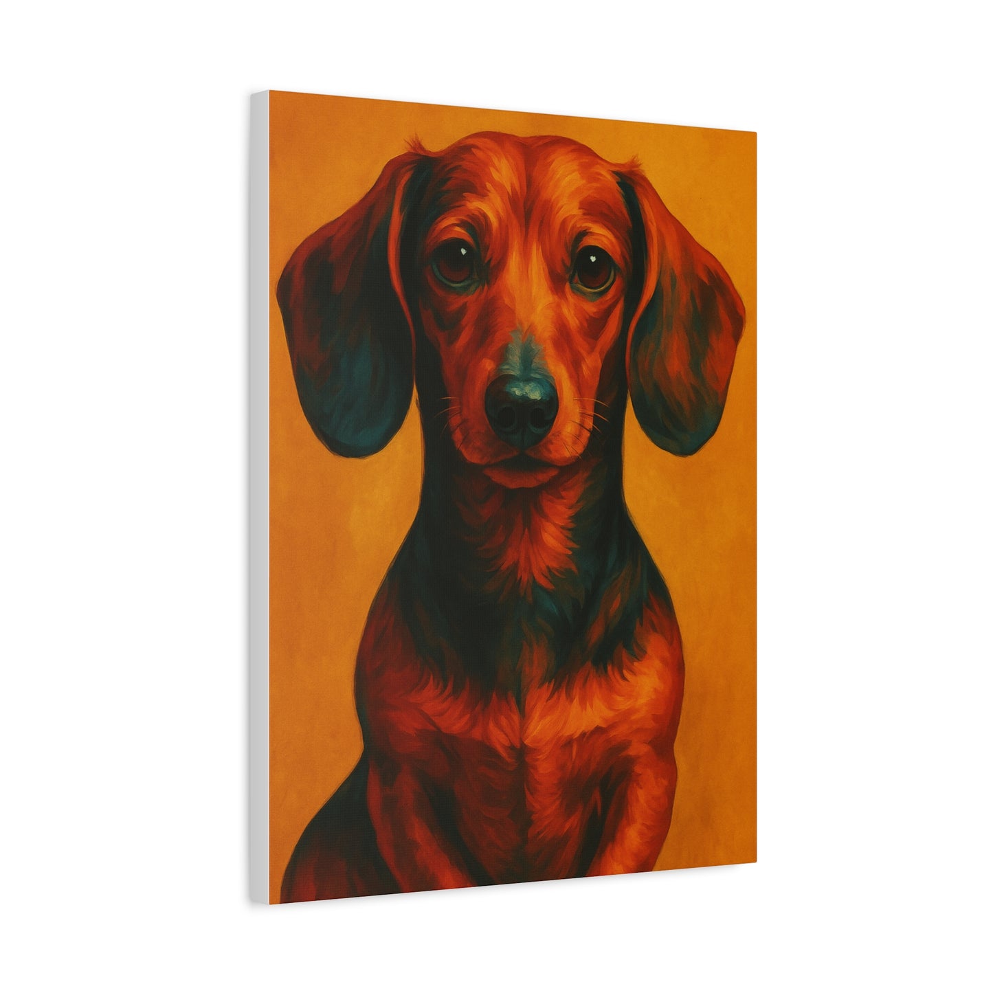 Dachshund Wall Art – Playful & Colorful Wiener Dog Canvas Print