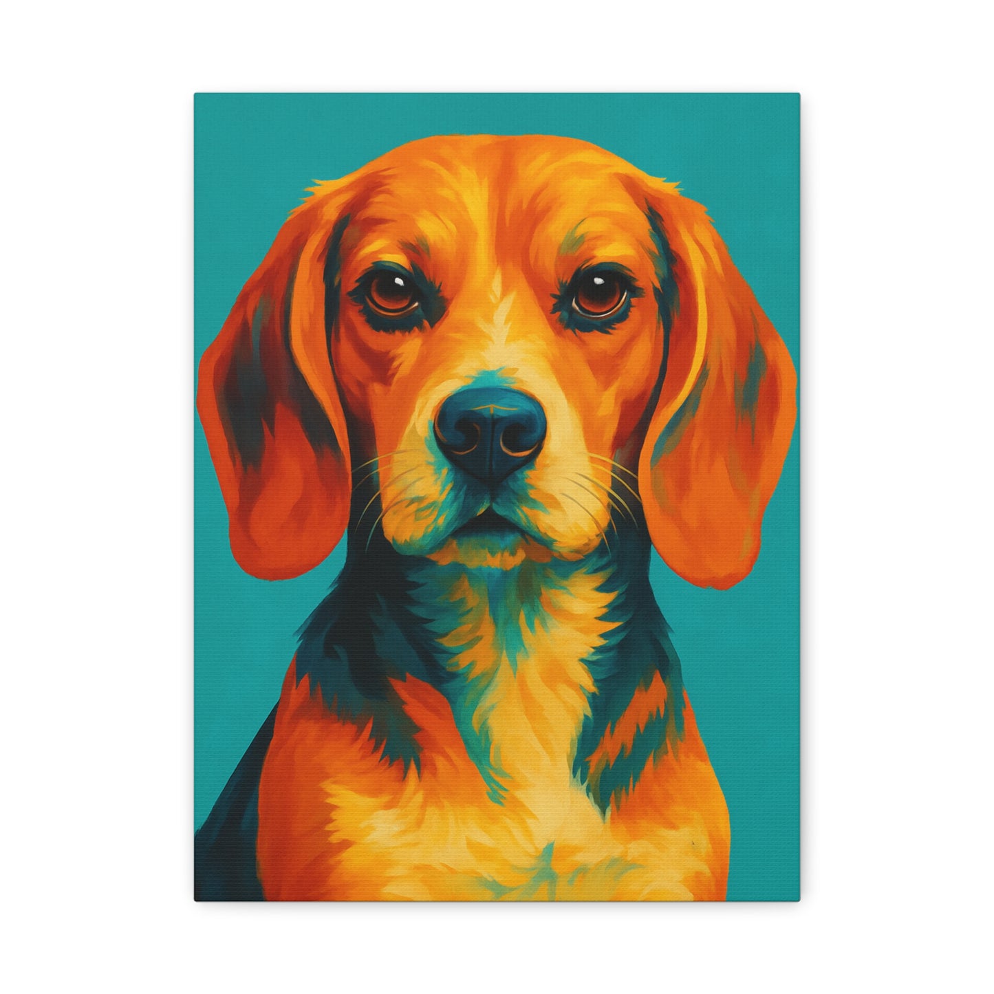 Beagle Wall Art – Vibrant & Loyal Dog Canvas Print